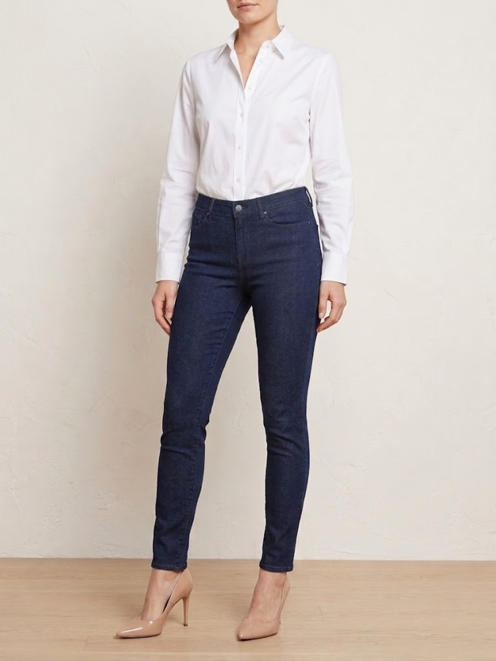 NWT NYDJ Ami Skinny Ankle Jeans Premium Dark Wash Size 8